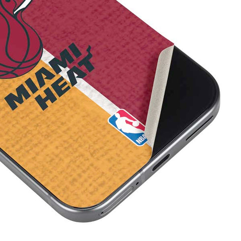 NBA Miami Heat Canvas Pixel 9 Pro XL Skin